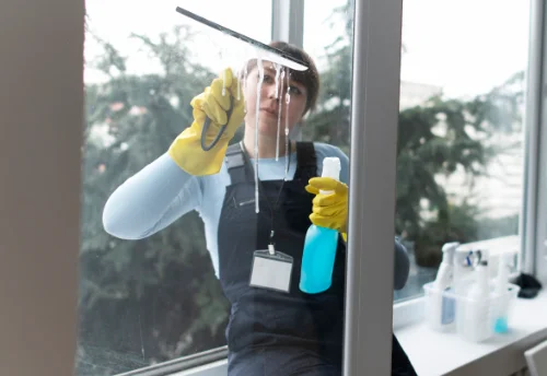 Nettoyage de vitres intérieures et extérieures à Moutiers-au-Perche